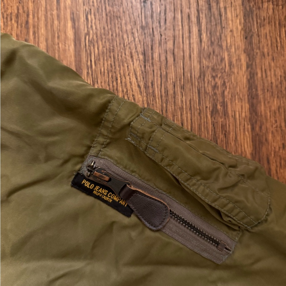Polo jeans co. Military surplus jacket size XL - Picture 3 of 4